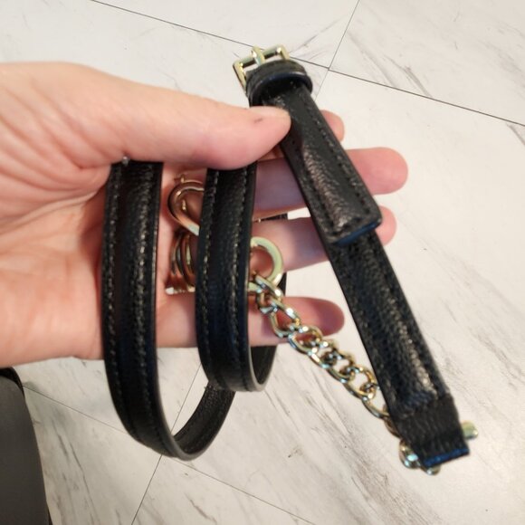 Like New Kate Spade Patterson Drive Mini Kaona Black Leather Crossbody Bag Purse - Picture 5 of 12